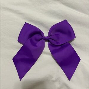 Purple Hair Bow Clip